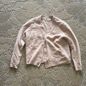 Zara Women's Beige Cardigan